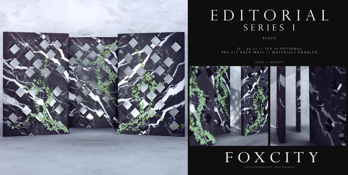 FOXCITY. Photo Booth - Editorial Series I (Black)