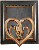 ^Dejavu^ Full Perm  Bronze Love Hand Art Texture  01