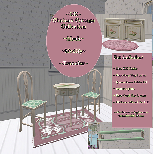 ~LK~ Chateau Cottage Collection Mesh (boxed)