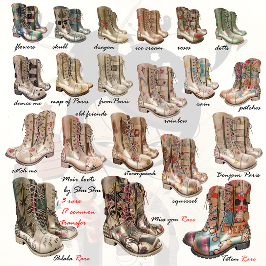 ShuShu MEIR boots 19 - Ohlala RARE
