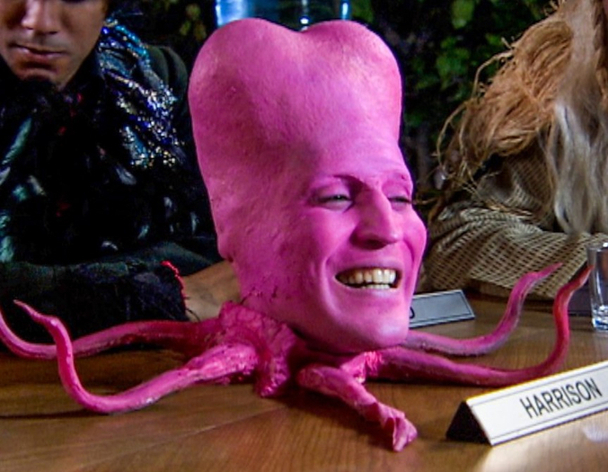 the mighty boosh Outrage! gesture