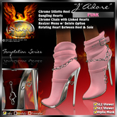 !Drakke! "J'Adore" Ankle Boots(Pink)   ~ works with All Viewers, Includes Alpha Masks & Optional Invisi Prims)