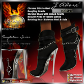 !Drakke! "J'Adore" Ankle Boots(Black)   ~ works with All Viewers, Includes Alpha Masks & Optional Invisi Prims)
