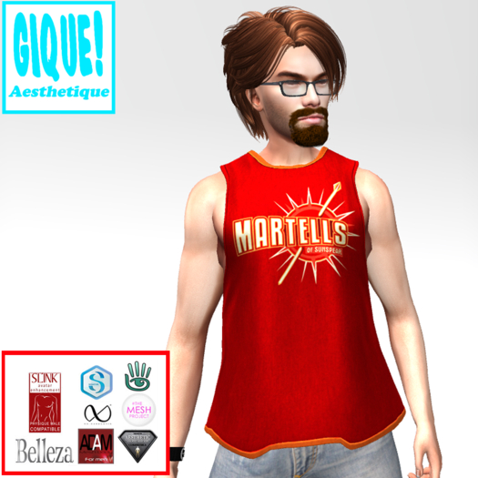 [G!A] - Sunspear Martells - MUSCLE SHIRT