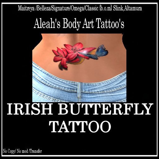 IRISH BUTTERFLY TATTOO