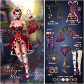Luas Burlesque Steam Set Black + RARE( 10 Pcs ) Maitreya/Lara