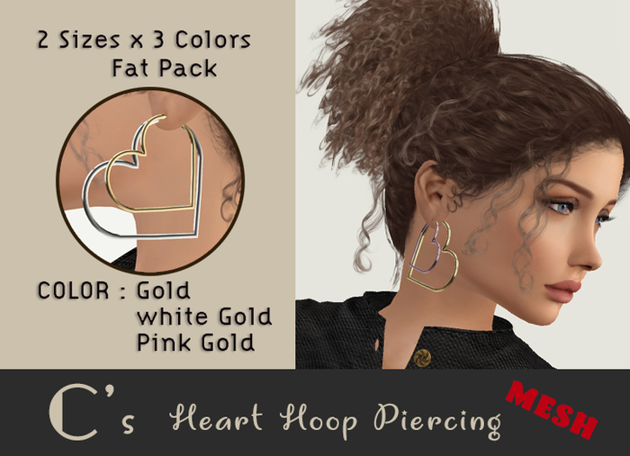 ::CS:: Heart Hoop Piercing FATPACK