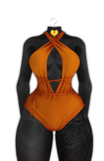*CY* Luna . Orange . Bathingsuit // (Add)