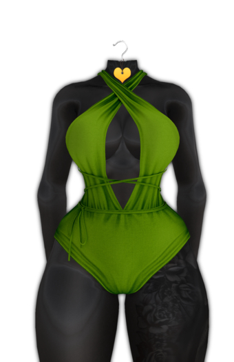 *CY* Luna . Lime . Bathingsuit // (Add)