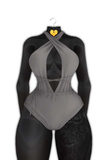 *CY* Luna . Grey . Bathingsuit // (Add)