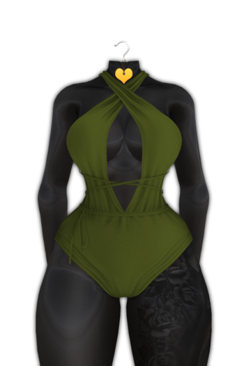 *CY* Luna . Avocado . Bathingsuit // (Add)