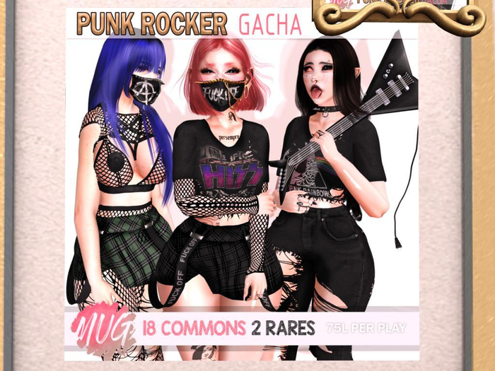 Mug - Punk Rocker - #1 Band Tee RARE + HUD 