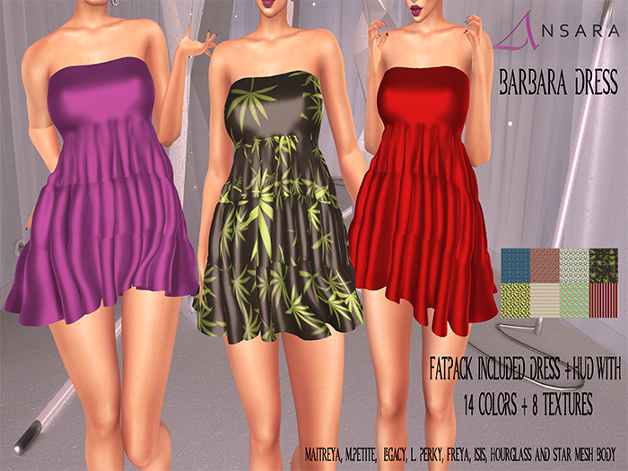 Ansara - Barbara Dress - Fatpack