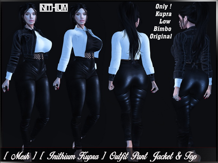 [ Mesh ] [ Inithium Kupra ] Outfit Pant Jacket & Top