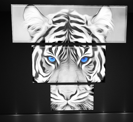 Cuadro Tigre Blanco