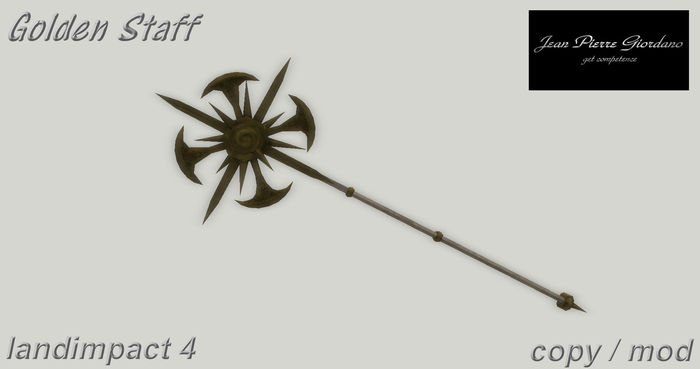 Golden Staff mesh 