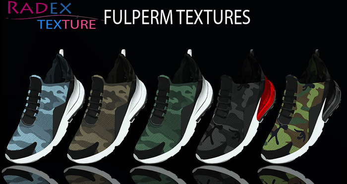 RADEX FULPERM TEXTURES : F13 CM Running Shoes V1