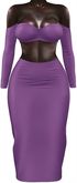 Kaithleen's Blake Dress - Purple