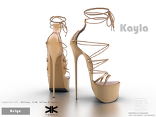 Kayla :: Woman Shoes :: Beige :: {kokoia}