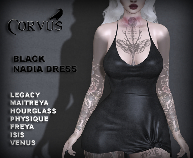 Corvus : Black Nadia Dress