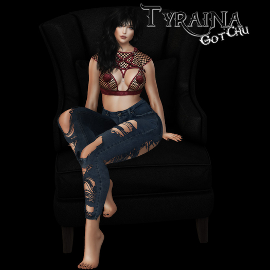 Mug - Punk Rocker - #8 Fishnet Top Red