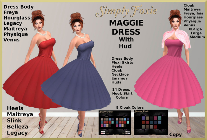 Maggie Dress With Hud V1 (Boxed)