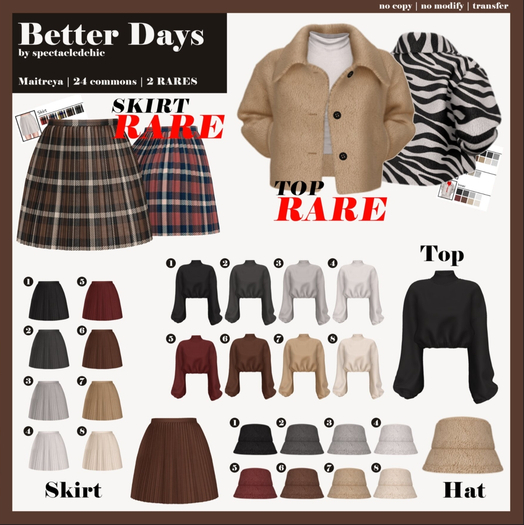 [spectacledchic] BETTER DAYS gacha hat 8