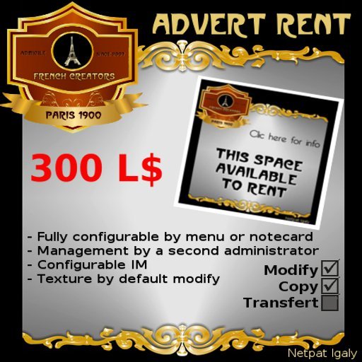 Advertising Rent ( Boxed)
