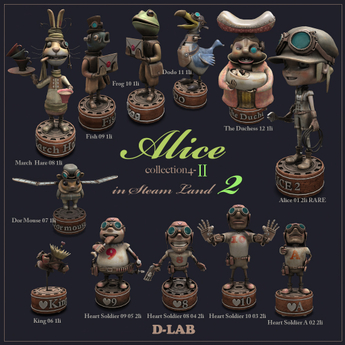 Second Life Marketplace - D-LAB alice4-2 in steamland2 01 alice RARE