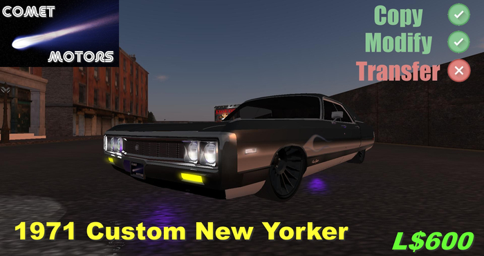 1971 Custom New Yorker Tribute