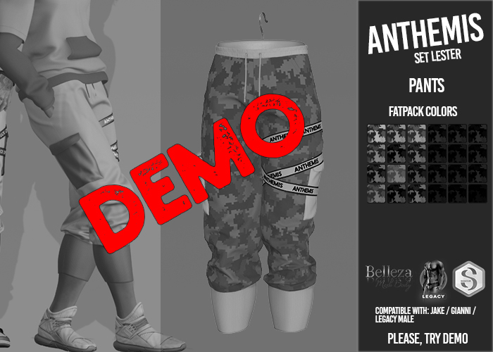 Anthemis - Pants "Lester" - Camo Demo