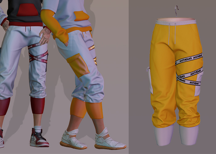 Anthemis - Pants "Lester" - Yellow