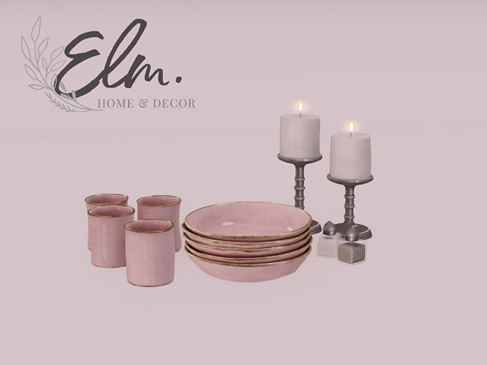 Elm. Marigold Breakfast Decor Set