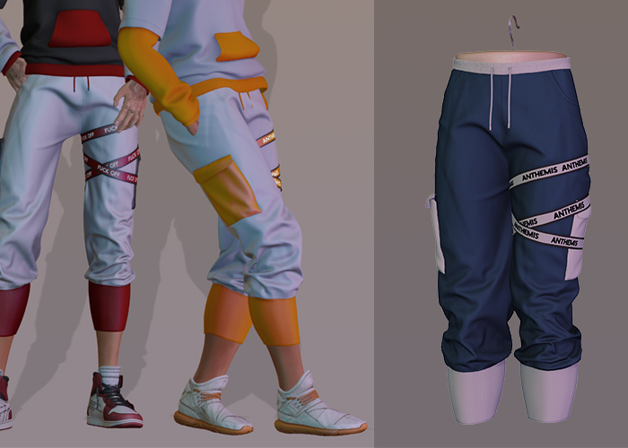 Anthemis - Pants "Lester" - Blue