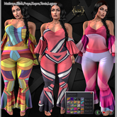 [LRS] Senna Jumpsuit Colourfull Pack ( 9 mesh size )