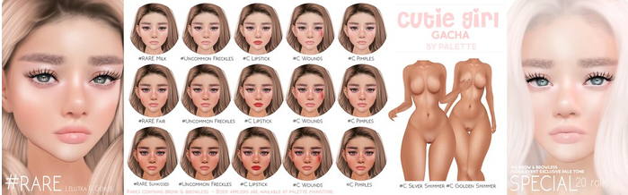 P. Cutie Girl Gacha - Milk Lipstick COMMON