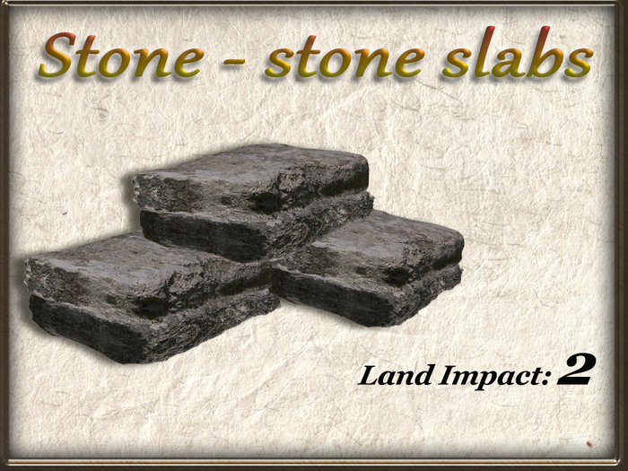 Stone - stone slabs (2 Li) Full Perm