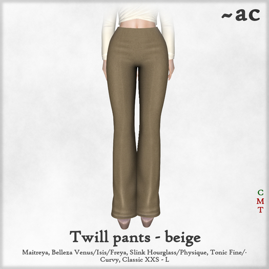 ~AC Twill Pants - beige