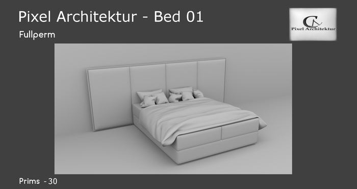 Pixel Architektur - Bed 01