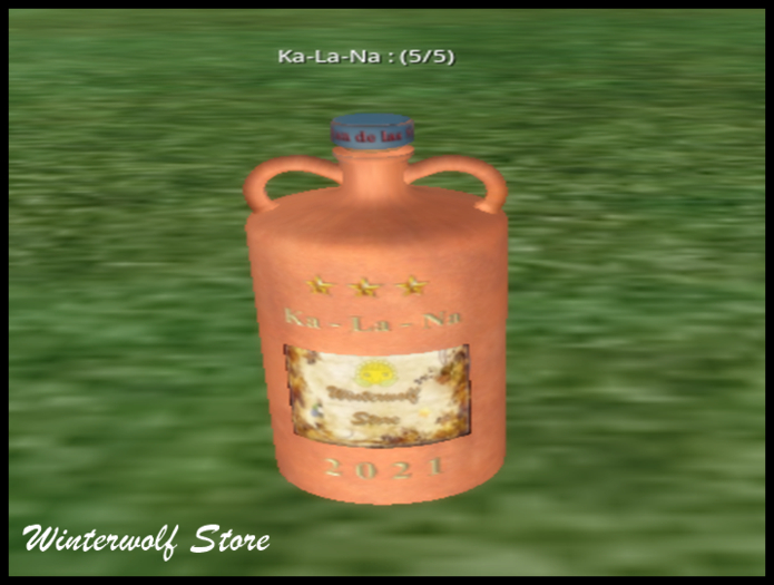 KA-LA-NA BOTTLE (*3*) 2021 G&S