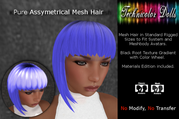 TDolls- Pure Assymetrical Hair