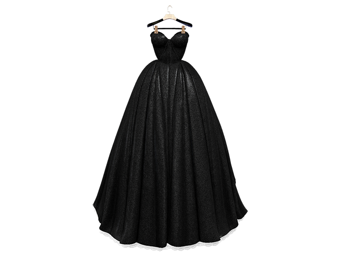 PLASTIX - Midnight Gown (Black) - Add me