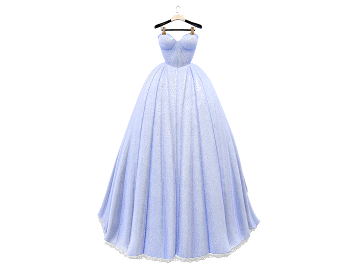 PLASTIX - Midnight Gown (Light Blue) - Add me