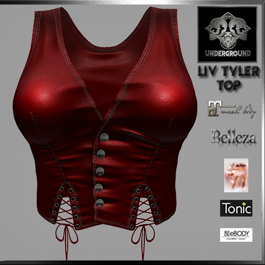 +V8-SHOP-LIV TYLER-TOP-RED+