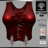 +V8-SHOP-LIV TYLER-TOP-RED+