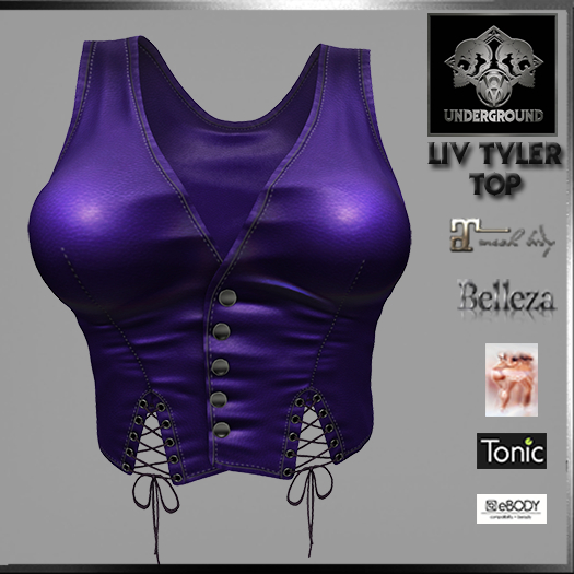 +V8-SHOP-LIV TYLER-TOP-PURPPLE+