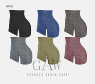 GAW Frances Denim Skirt FATPACK
