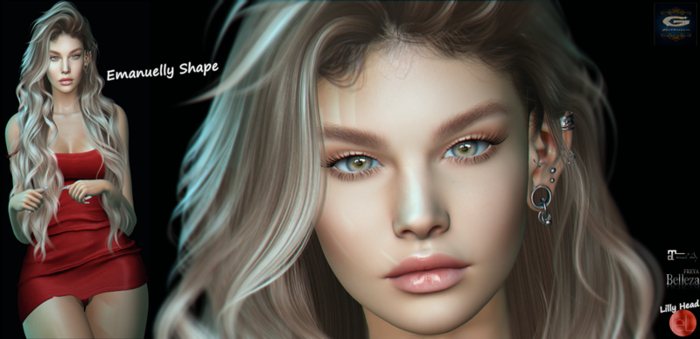 ::G.B-Emanuelly Shape-lelutka Lilly Head::