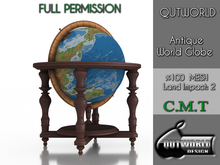 .::QUTWORLD Antique World Globe::.FP 
