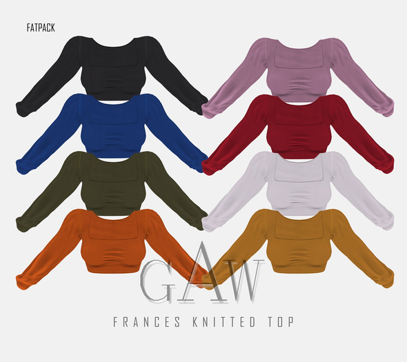 GAW Frances Knitted Top FATPACK